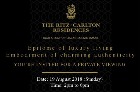 Private Viewing Session of The Ritz-Carlton Residences