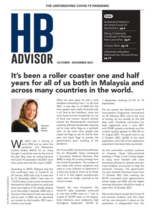 HB Advisor October 2021
